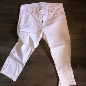 Pink Michael Kors Jean Capris